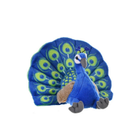 Sm Plush Peacock