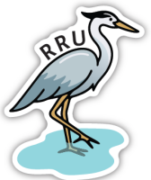 RRU Heron Sticker